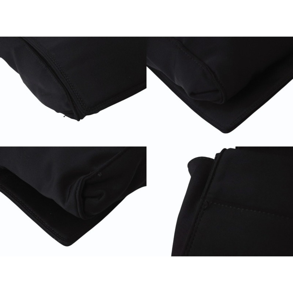Miu Miu Black Shoulder Embossed Bag Logo Miu Lycra - Picture 7 of 9